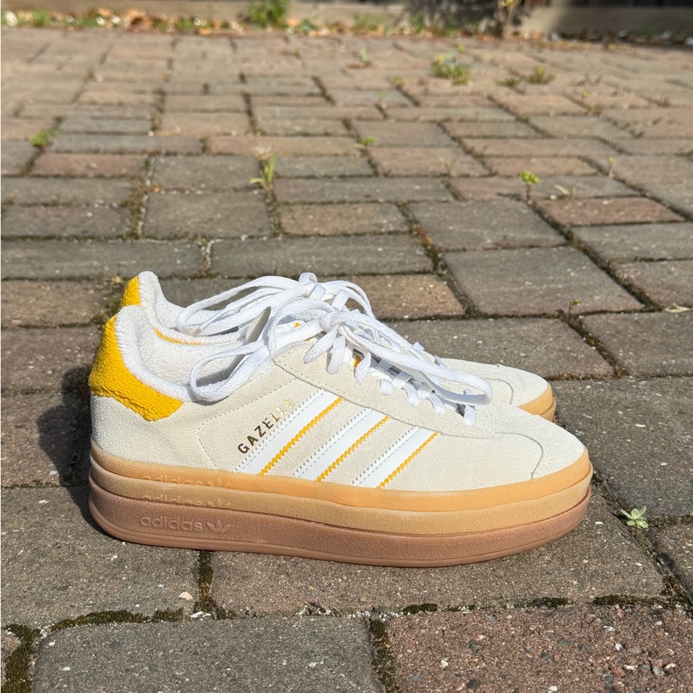 Adidas Women’s Gazelle Bold Ivory Gold